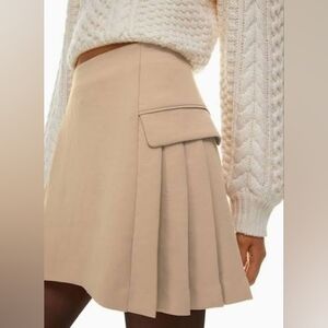 Wilfred Minetta Skirt In "Gold Camel" Beige